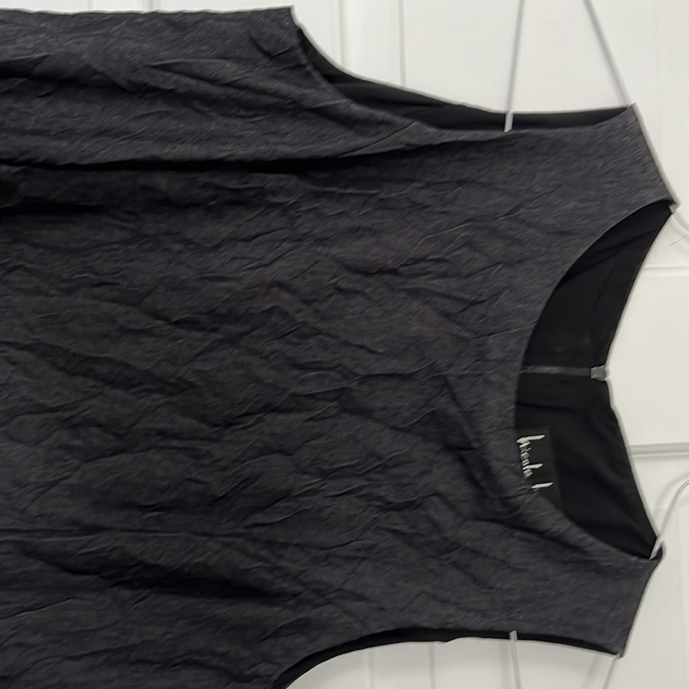 Nicole miller Collection black with a crinkle pattern - Picture 3 of 5